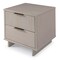 Manhattan Comfort Granville Light Grey 2-Drawer Nightstand, 2PK 2-NS-5016 - alternate 3